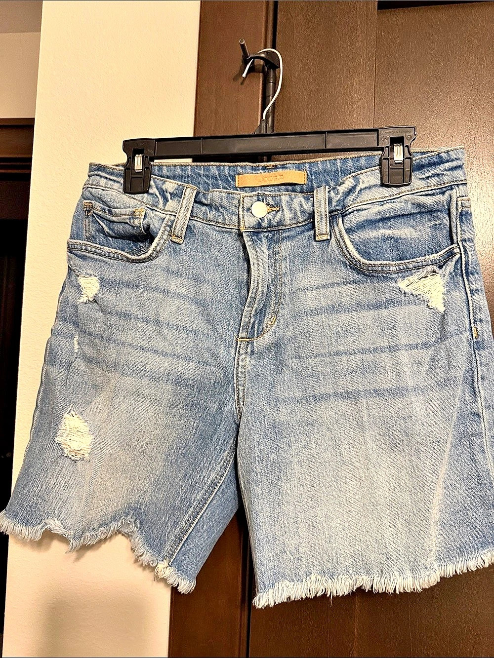 Joe's Jeans Distressed Denim Jean Shorts Waist 29